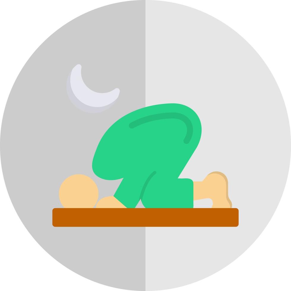 Praying Vector Icon Design