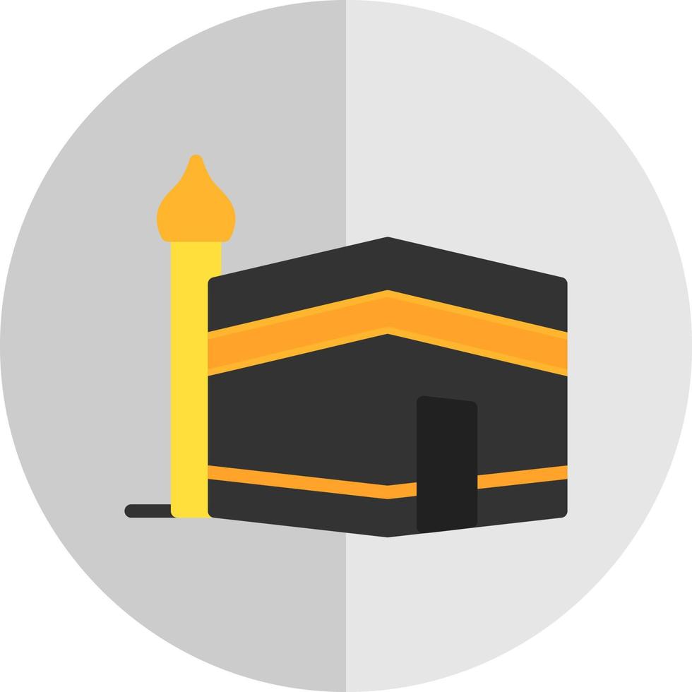 diseño de icono de vector de kaaba