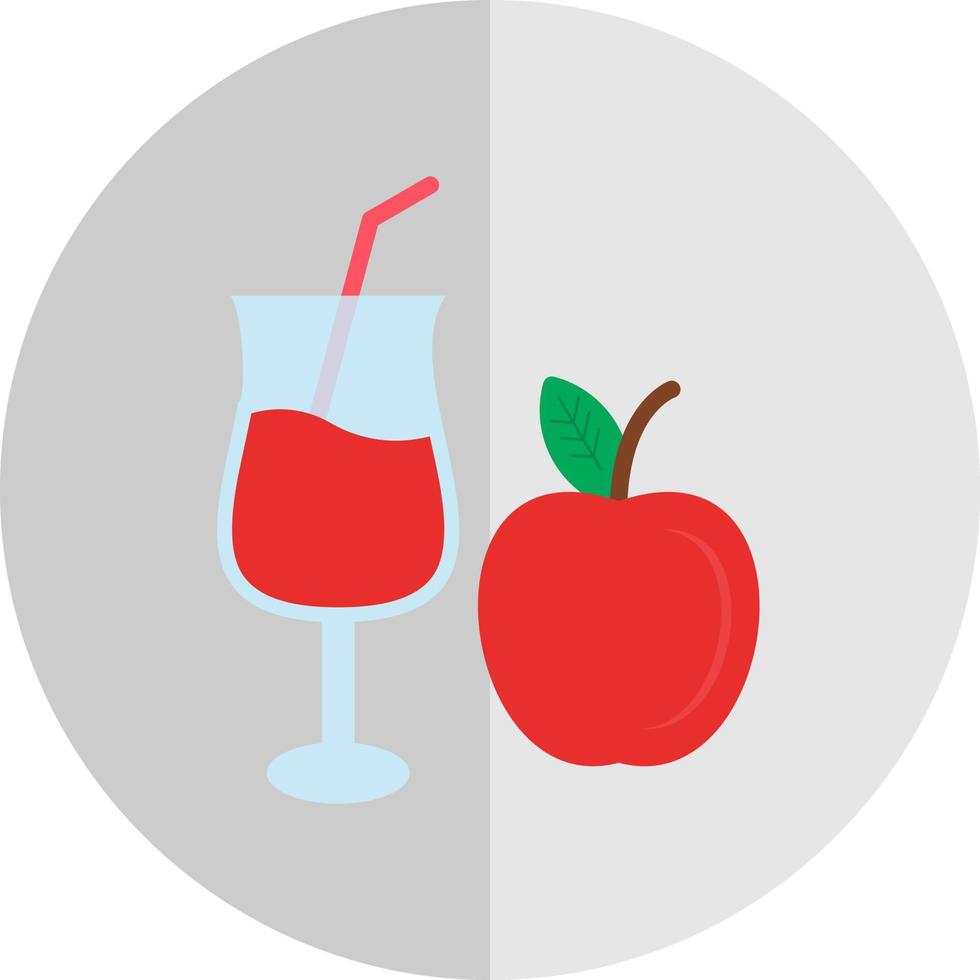 diseño de icono de vector de jugo de manzana