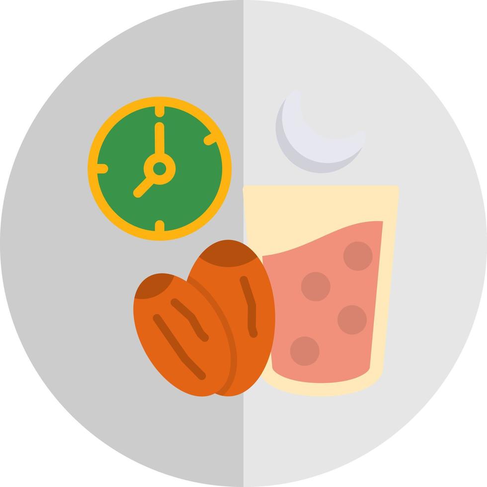 Ramadan Fasting Vector Icon Design