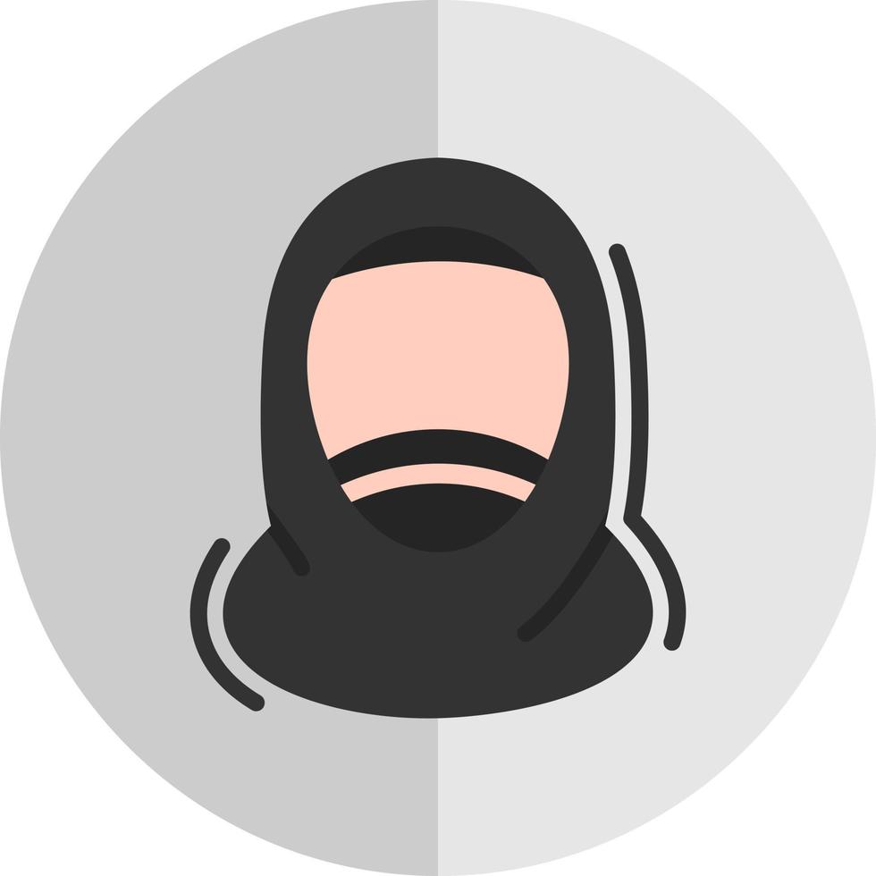 diseño de icono de vector de hiyab