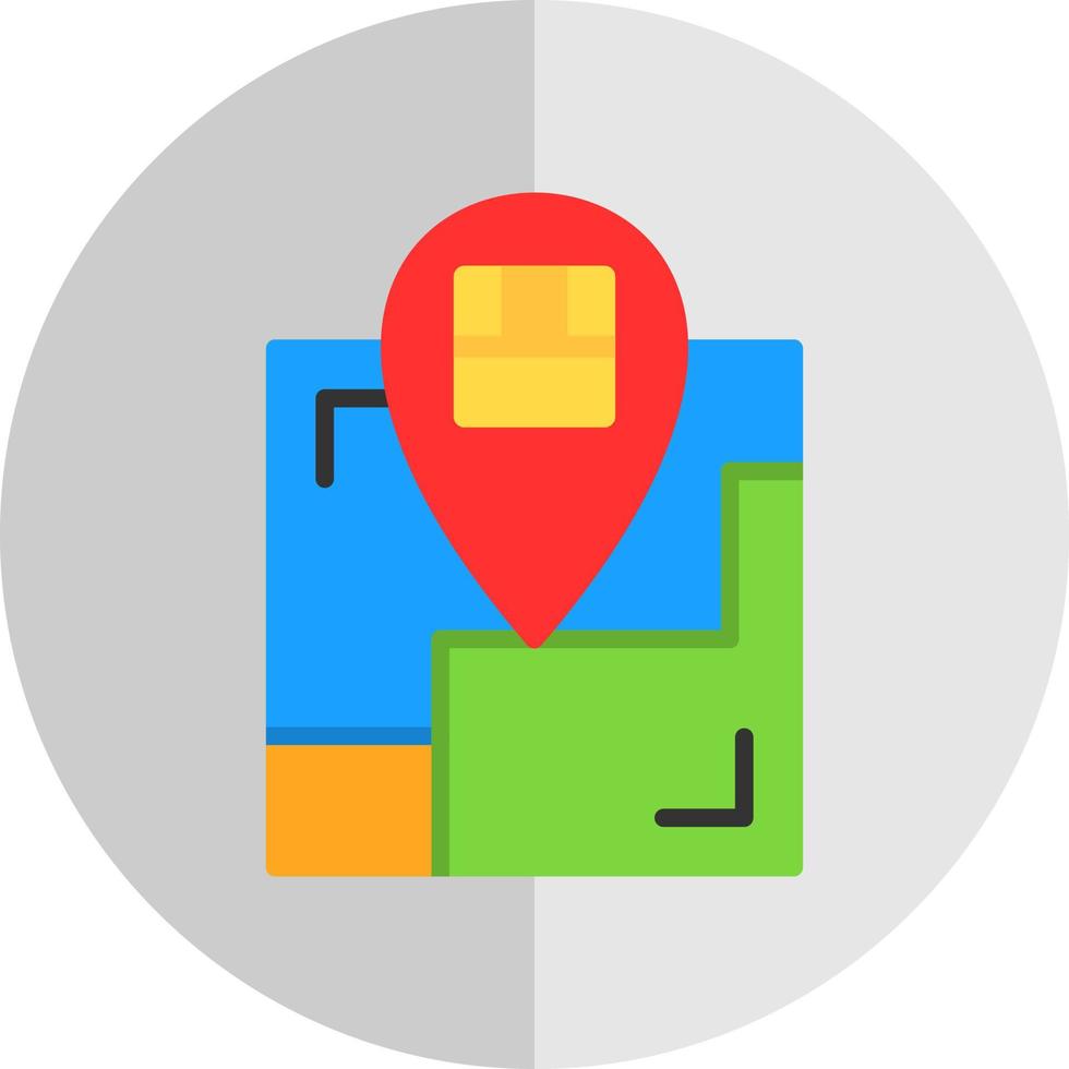 Delivery Location Vector Icon Design