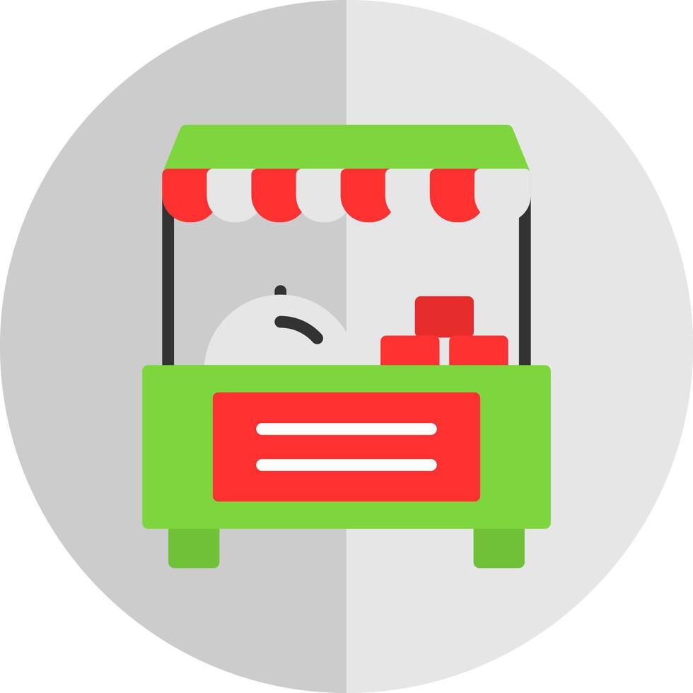 Food Stand Vector Icon Design