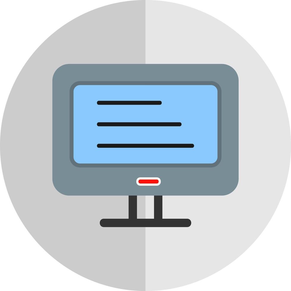 Monitor Vector Icon Design