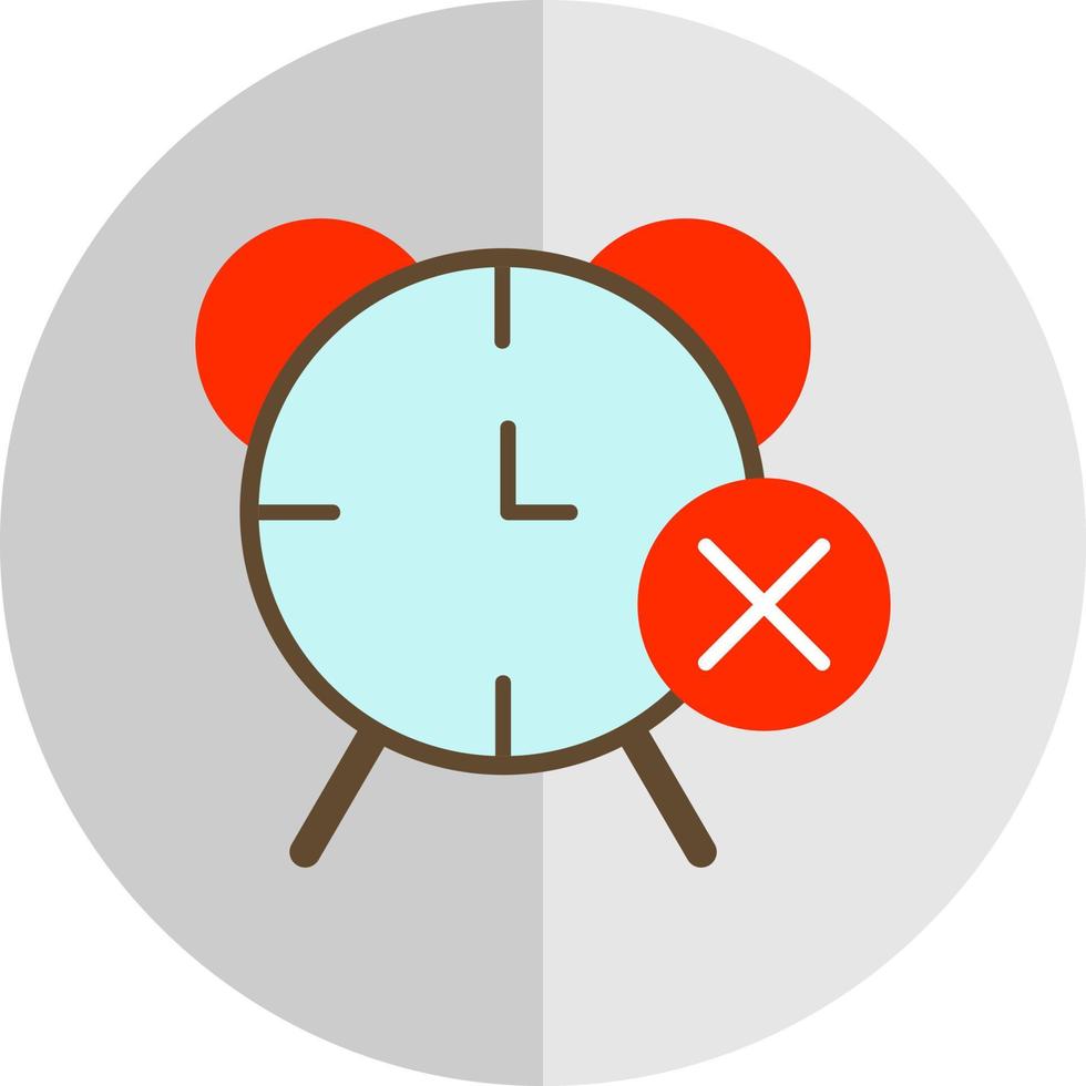 eliminar el diseño del icono del vector de alarma