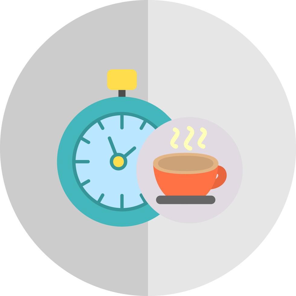 Tea Time Vector Icon Design
