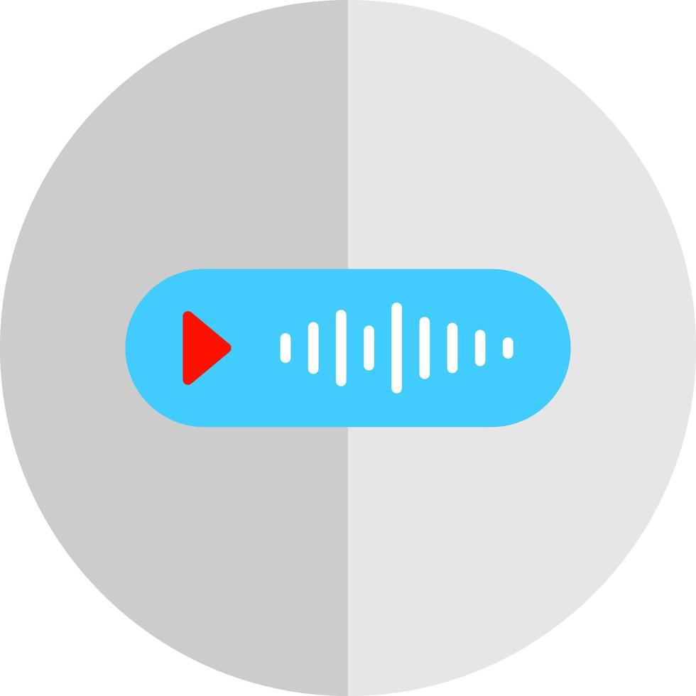Voice Message Vector Icon Design