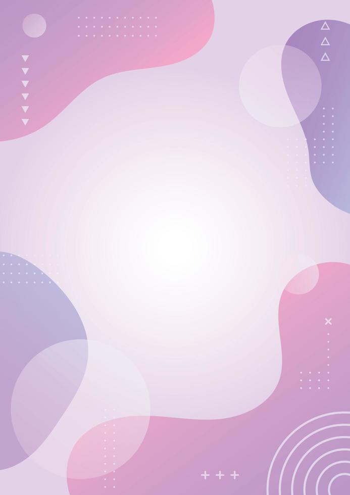 Fluid liquid poster and geometric background of dynamic shapes. Wallpaper gradient with liquid shape. Illustration colorful template banner with soft curve and wave. vector