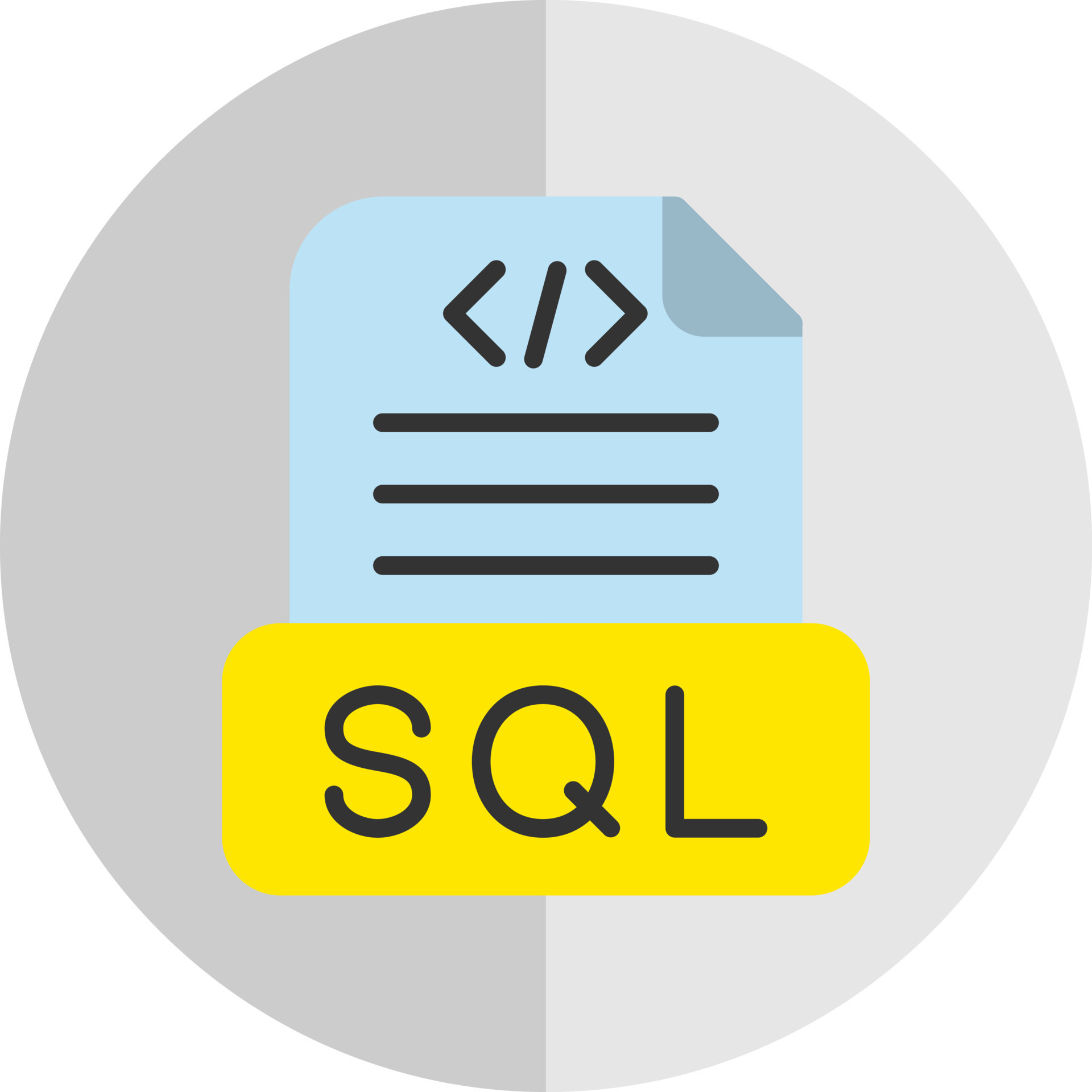 Sql File Vector Icon Design 21304344 Vector Art at Vecteezy