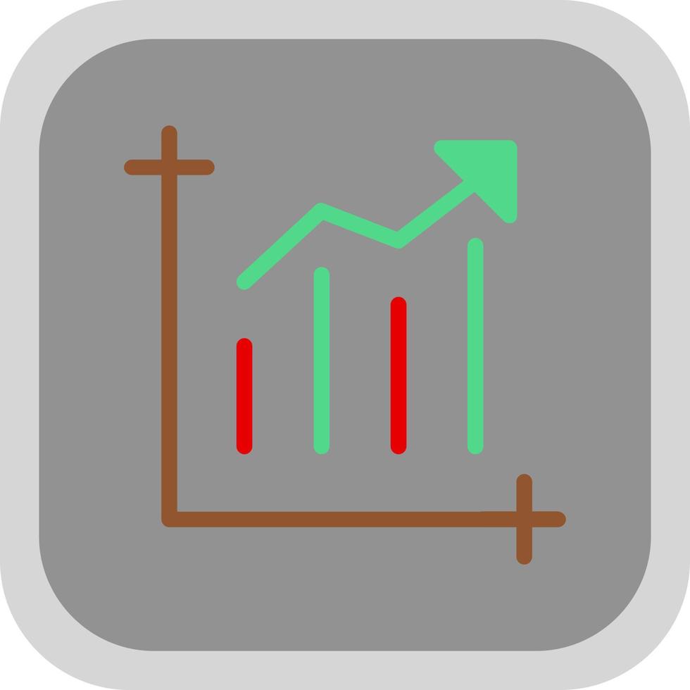 Chart Bar Vector Icon Design