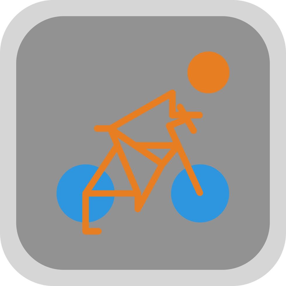 Biking Vector Icon Design