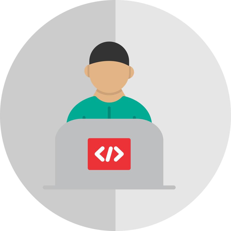 Senior Developer Vector Icon Design