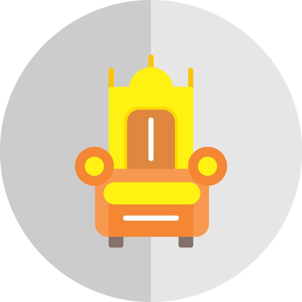 Throne Vector Icon Design