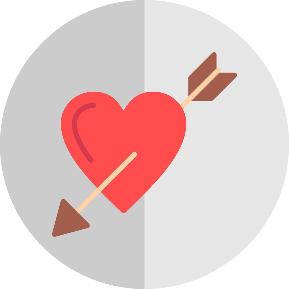 Heart Arrow Vector Icon Design