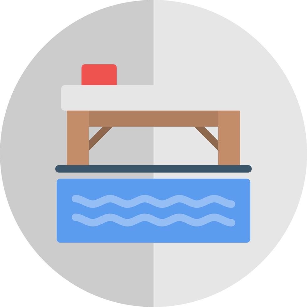 Massage Pool Vector Icon Design