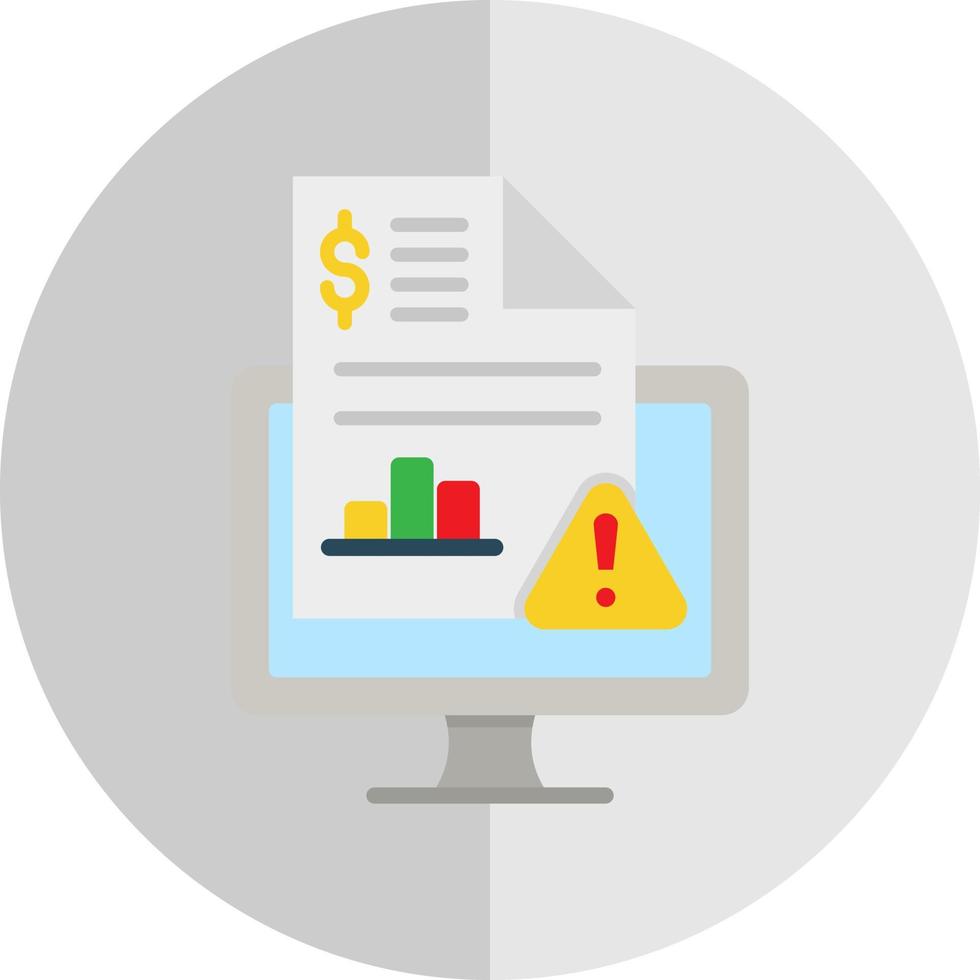 Online Reports Vector Icon Design