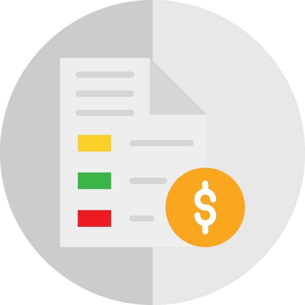 Invoice Vector Icon Design