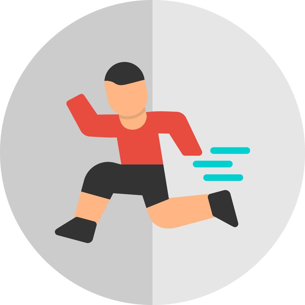 diseño de icono de vector de atletismo