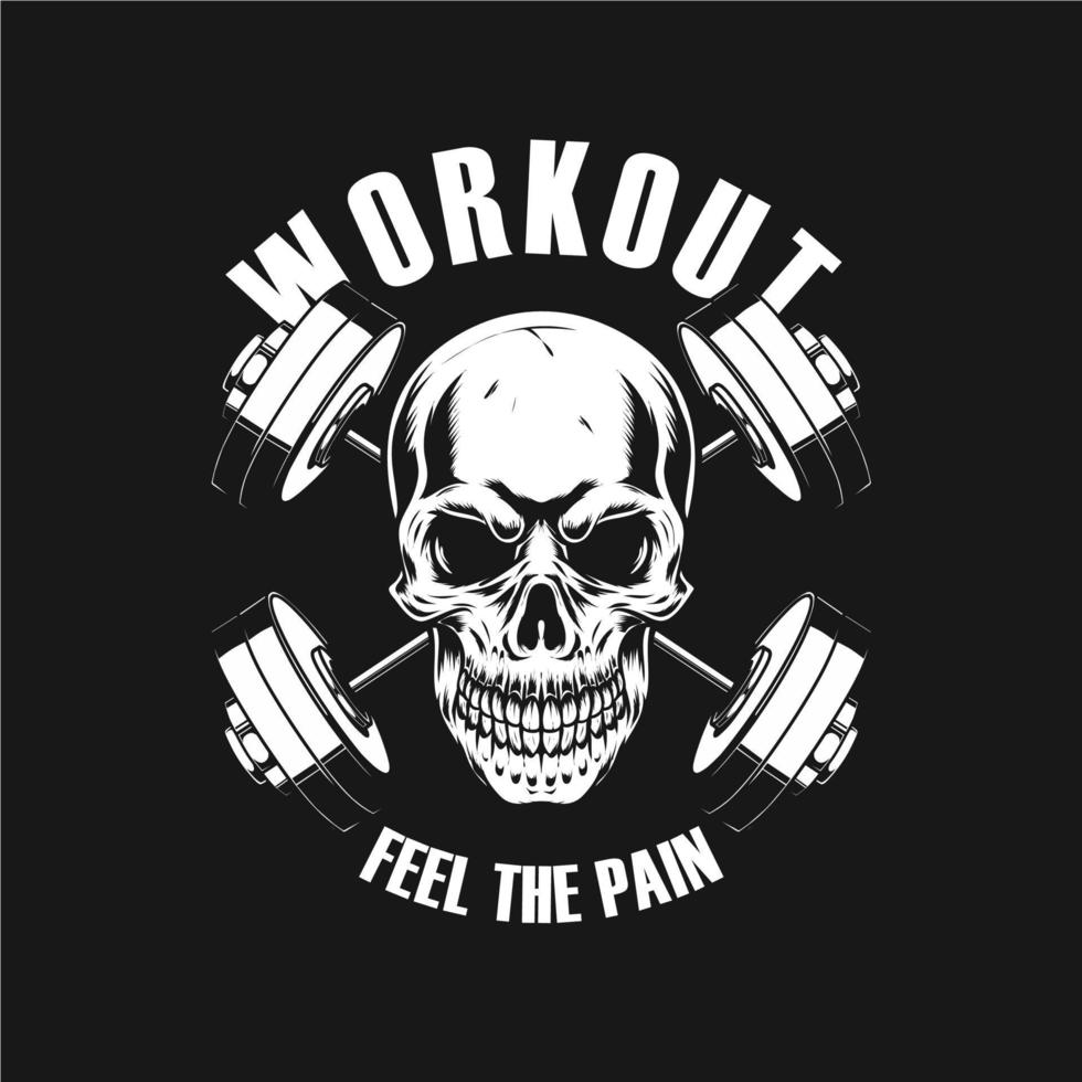 workout logo design vector