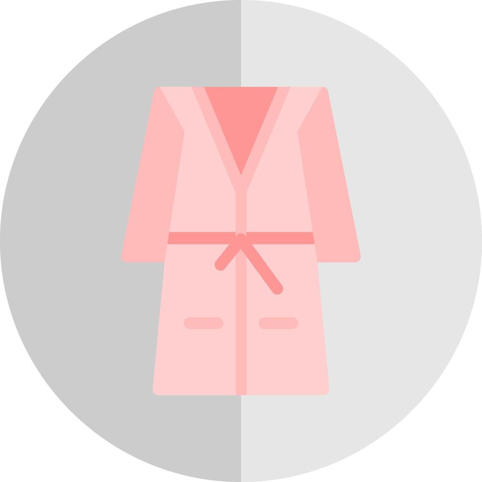 Bath Robe Vector Icon Design