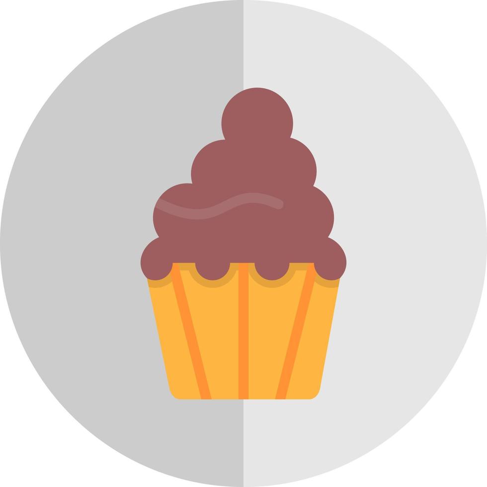 diseño de icono de vector de cupcake