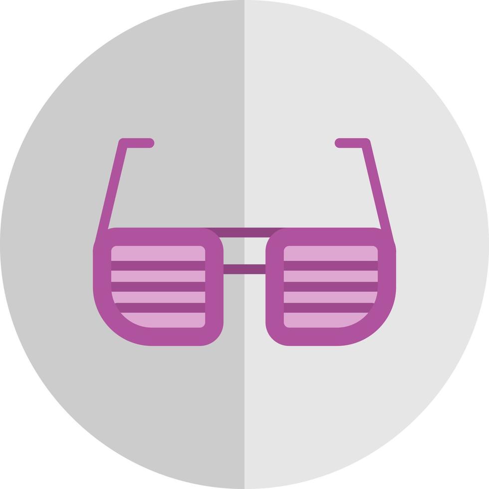 diseño de icono de vector de gafas divertidas