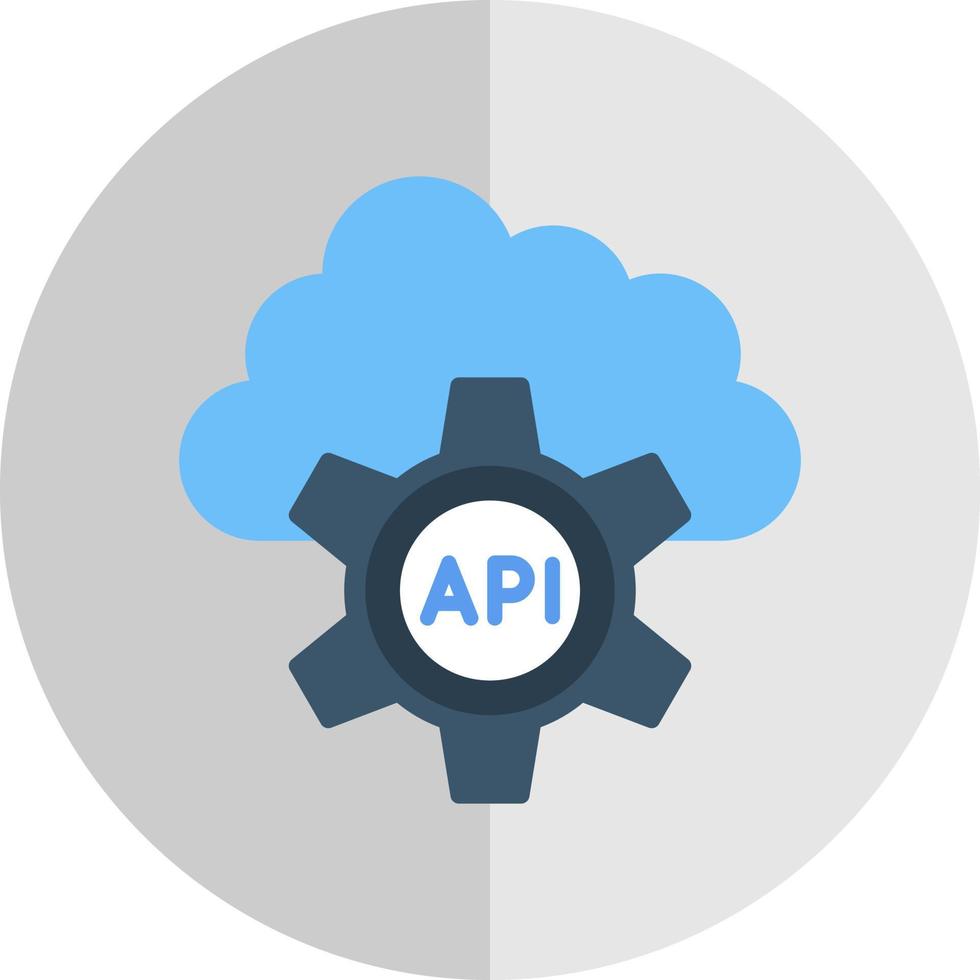 diseño de icono de vector de API