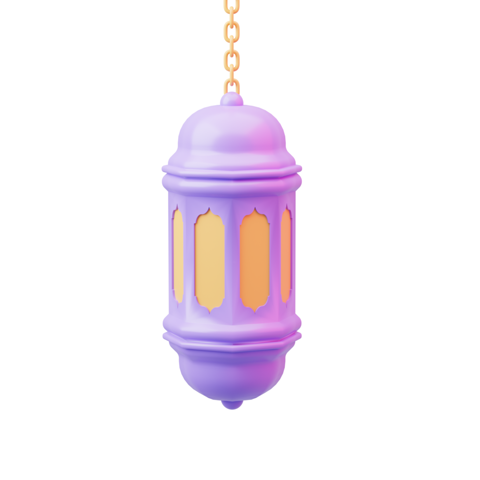 Ramadán Mubarak 3d activo png