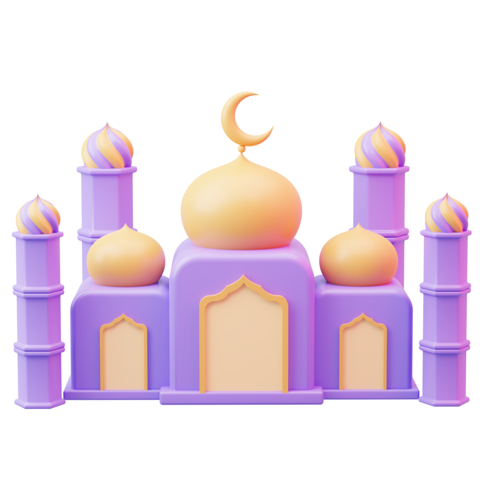 Ramadan mubarak 3d risorsa png