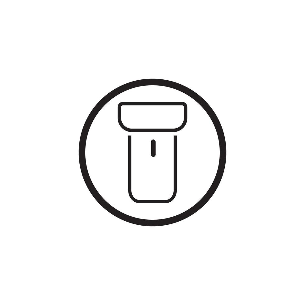 Flashlight icon vector illustration design