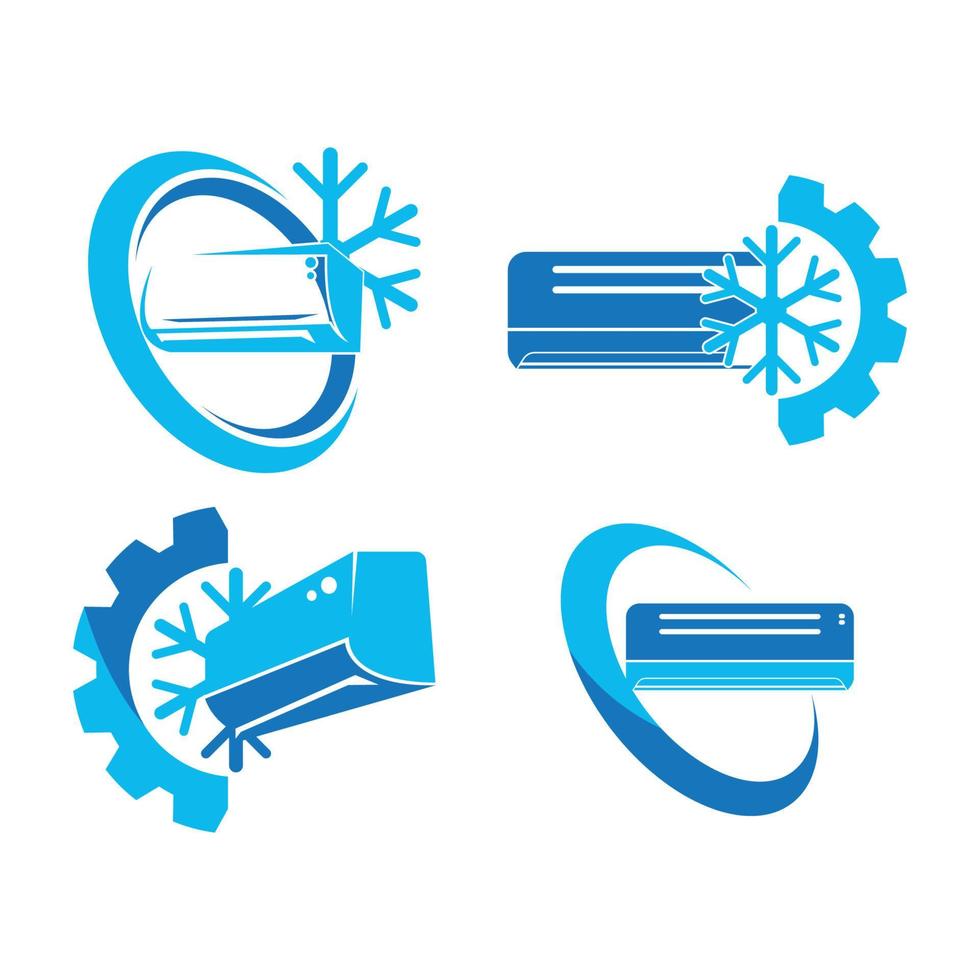 Air conditioning logo illustration isolated vector sign symbol