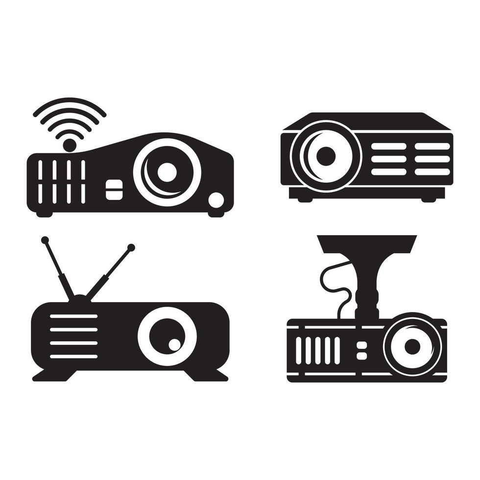 moderno proyector máquina. icono vector ilustración diseño