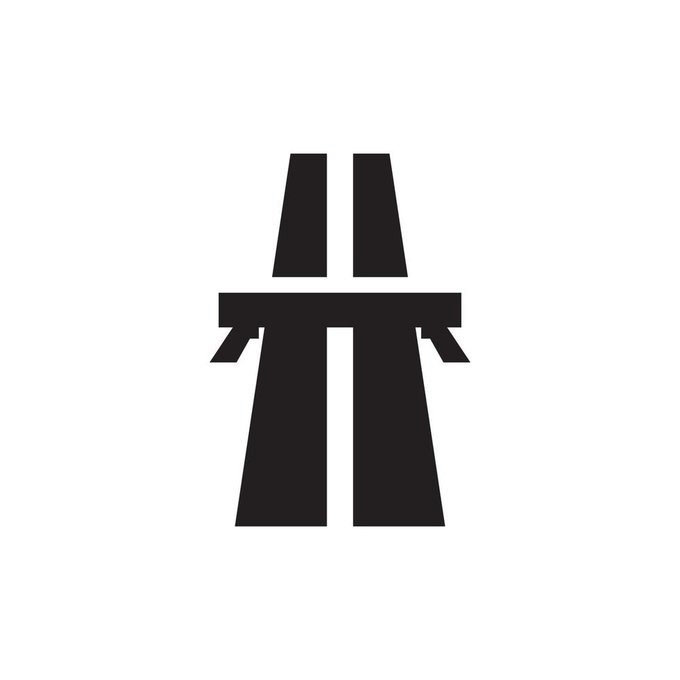 portón o Peaje la carretera icono, ilustración diseño modelo vector