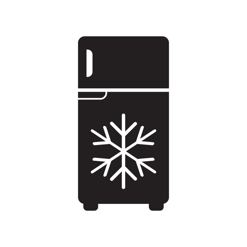 refrigerador icono, logo aislado en blanco antecedentes vector