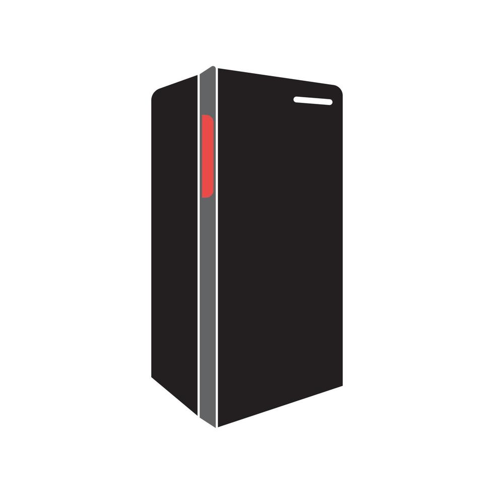 Refrigerator icon, logo isolated on white background vector