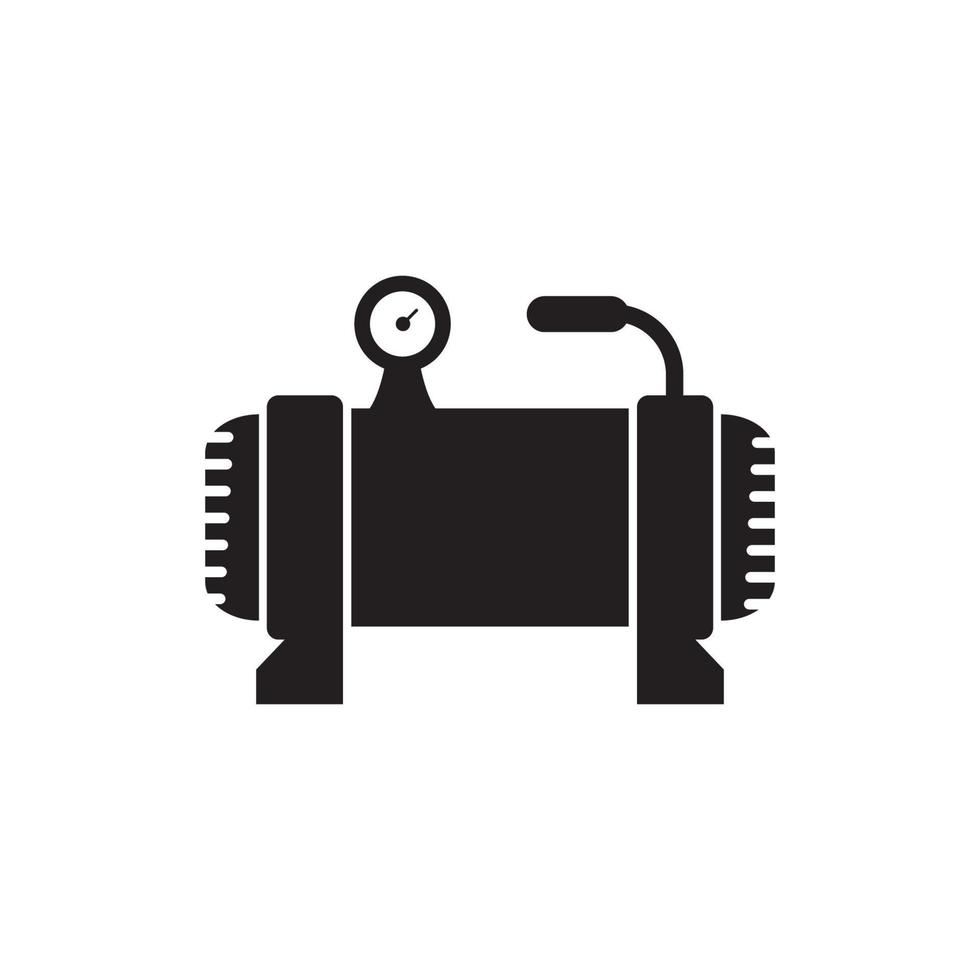 Air pump and compressor icon,logo vector illustration design template.