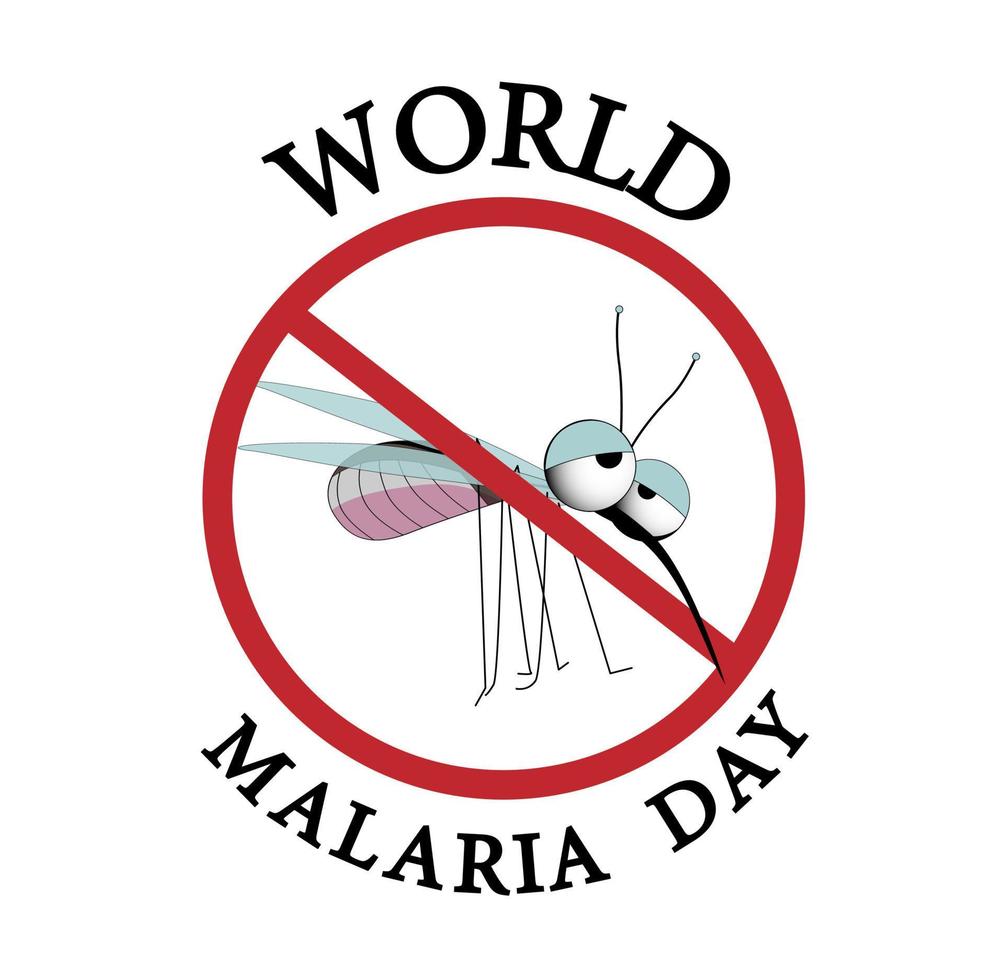 World malaria day vector, illustration of malaria, and the world for design world malaria day.vector banner and poster design. vector