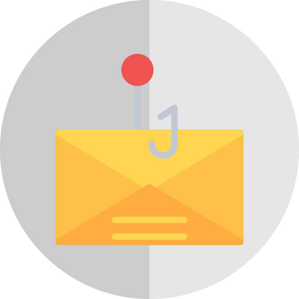 Email Phishing Vector Icon Design