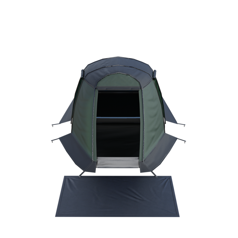 camping tente isolé 3d le rendu png