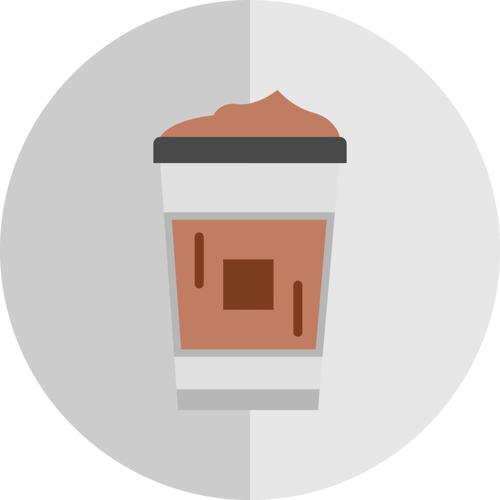 diseño de icono de vector de capuchino