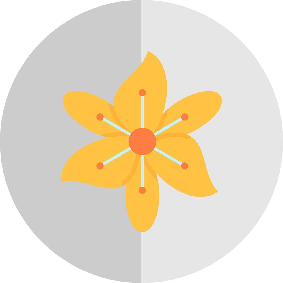 Freesia Vector Icon Design