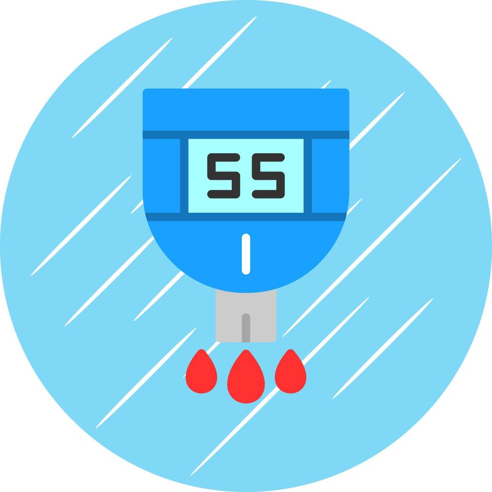 Glucose Checkup Vector Icon Design