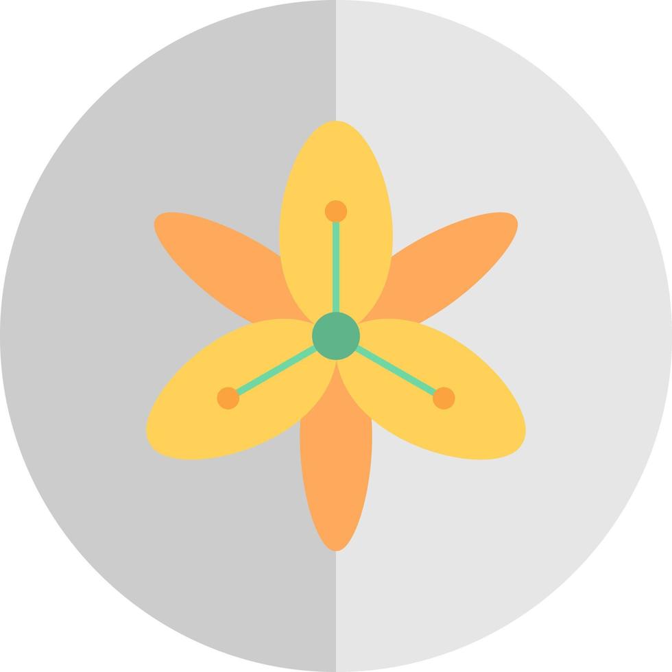 Tiger Lily Vector Icon Design