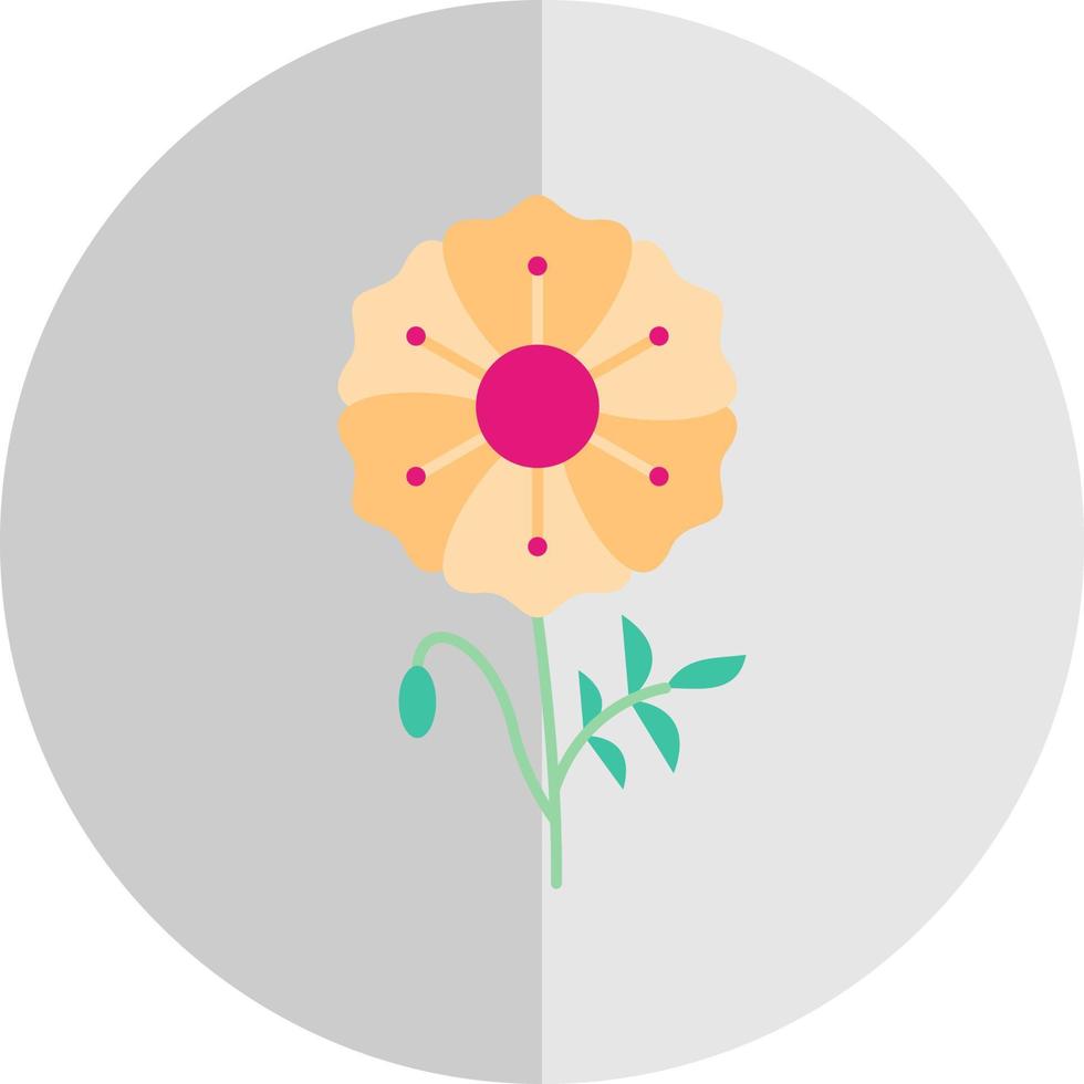 Poppy Vector Icon Design