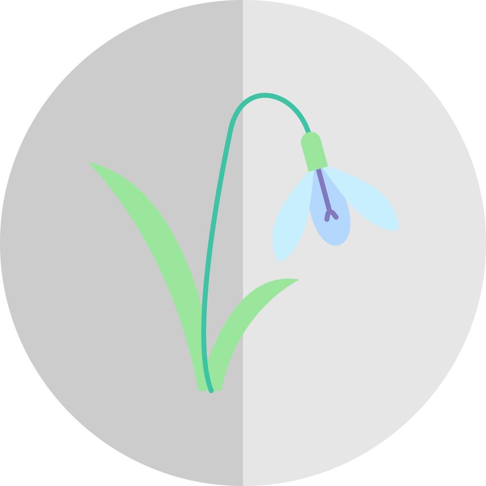 Snowdrop Vector Icon Design
