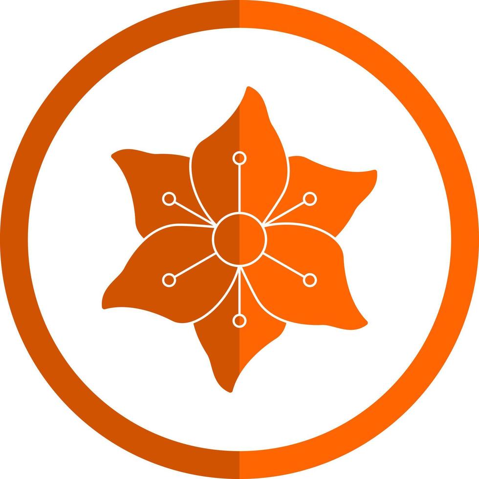Gladiolus Vector Icon Design