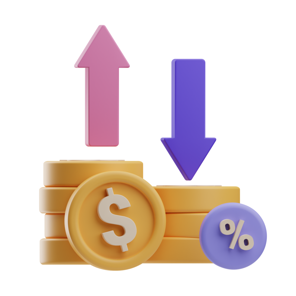 object interest tax illustration 3d png