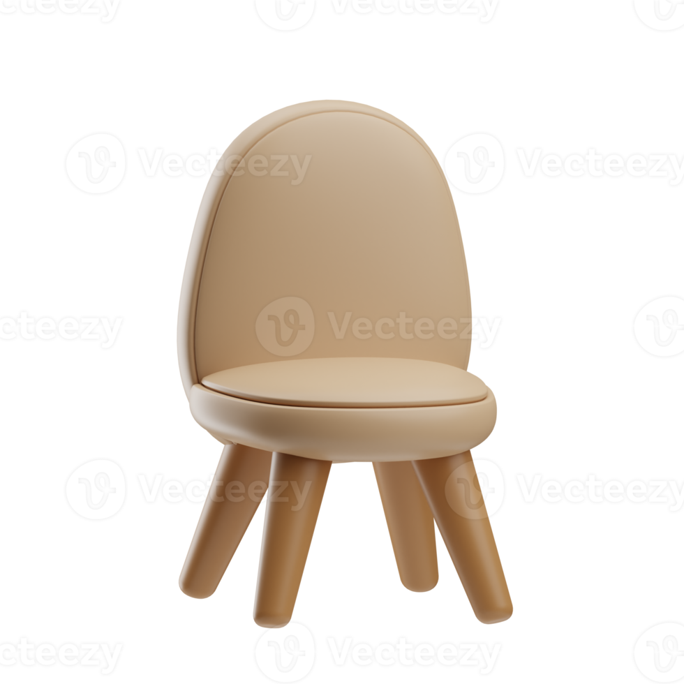 home furniture Chair illustration 3d png