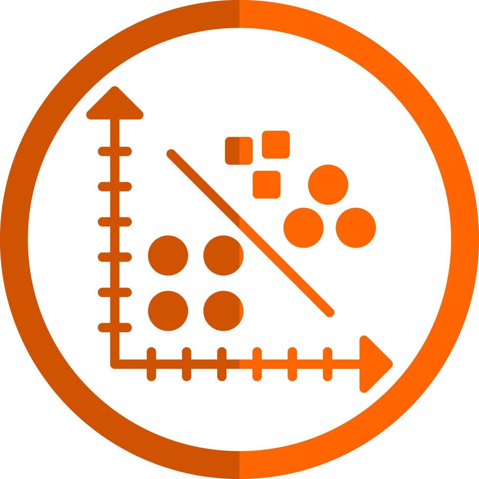Cluster Analysis Vector Icon Design