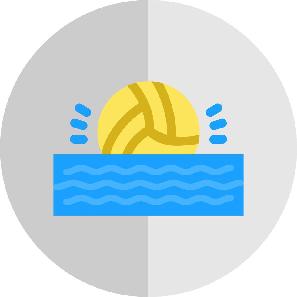 Waterpolo Vector Icon Design